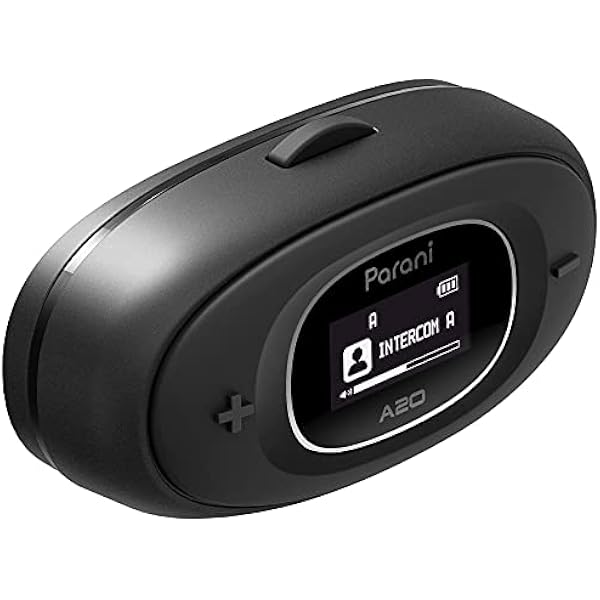 Sena Parani A20 Bluetooth Intercom zestaw słuchawkowy, czarny, jeden rozmiar