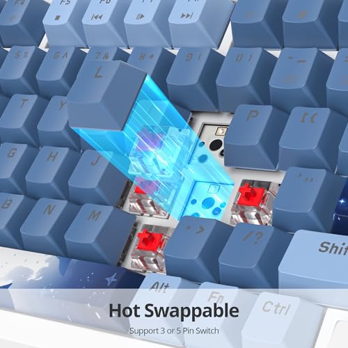Clavier compact NKRO parfait pour optimiser le bureau d'un ordinateur portable ou PC - 6