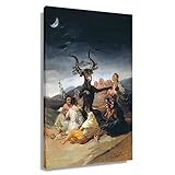 Hexen Sabbath Poster, klassische Kunst, gerahmt, Francisco 