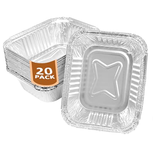 Image of Uniflasy 20 Pack Drip Pan Liner Compatible with Napoleon Grills 62007, Grease Tray for Prestige I /II /V, Prestige PRO, Rogue, Mirage, Ultra Chef, Disposable Aluminum Foil Pan Replacement