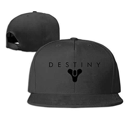 HmkoLo Destino Logo algodón Flat Bill Gorra de béisbol Gorra Gorro Unisex, Negro