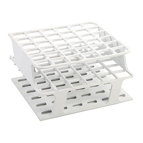 Rack tube à essai 30 mm Heathrow HS27505 blanc demi-POM support 9 places