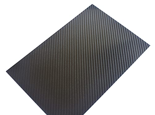 carbon fiber sheet real - Glossy Carbon Fiber Sheet 3mmx200mmx300mm Plate Panel 3K Twill Mirror Like