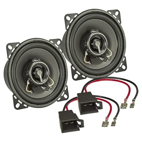 tomzz Audio 4042-000 TA10.0-Pro Conjunto de instalación de Altavoces Compatible con VW Golf T3 T4 Polo Porsche 911 Sistema coaxial de 100 mm