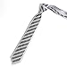 Yongchuantie Fashion 2.36'' Slim Ties for Men Business Casual Wedding Party Necktie 6CM Symmetrical Tie with Gift Box (Silver Grey Black White)