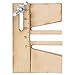 Gatuida Wooden Sailing Model Fixed Tool Rigging Nailing Workstation Boat Kit Ships Jig Wooden Mooring Tools Assist Tool