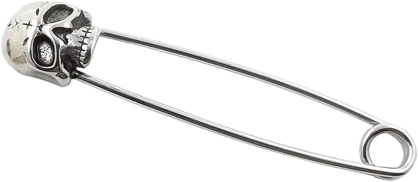 Industrial Piercing Jewelry Pin Shape Skull Shape Punk Stainless Steel 16G