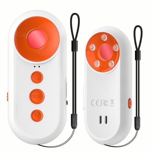 YANGGEM 3-in-1 Travel Safety Alarm - Hotel Safety Devices with Hidden Camera Detector & Door Alarms When Opened & Self Defense Personal Safety Alarm Portable Multifunctional Travel Safe Essentials