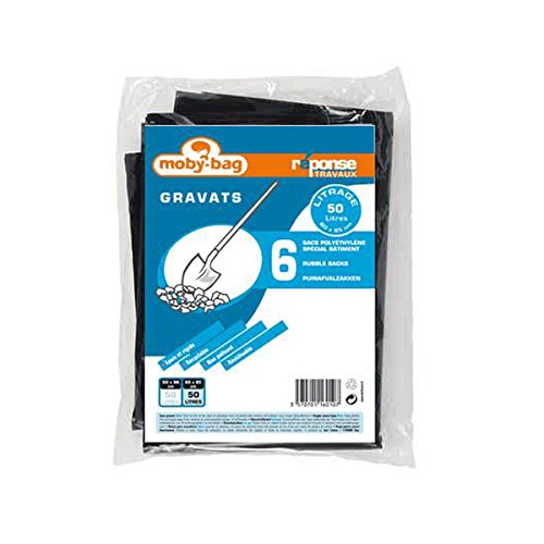 dart france 6 Sacs Poubelle 140 Microns Gravats 50 L - Lot de 3 Cover