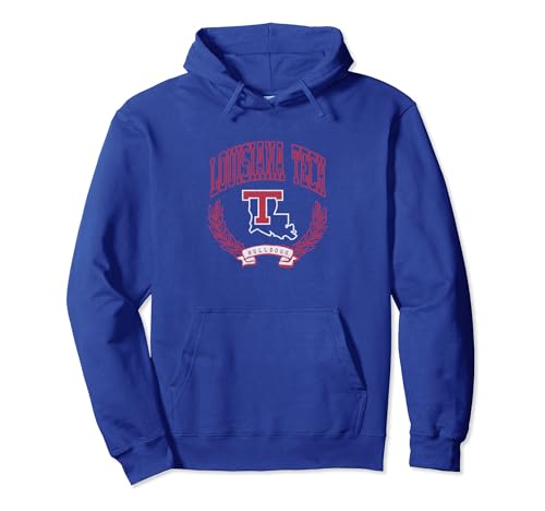 Louisiana Tech Bulldogs Victory Vintage Blue Pullover Hoodie