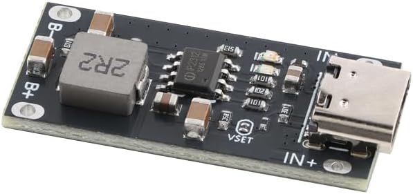 10Pcs Type-C Lithium Battery Charging Module 5V Input 3A High Current, DC-DC Step Down Charger Board with CC CV Mode for 3.7V 4.2V Single Cell Lithium Battery image 4