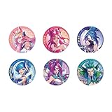 League of Legends Trendiepop Star Guardian Series Mini Tin Badge Box of 6