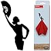 Artori Design Olé Hook | Black Metal Kitchen Towel Hanger | Rack Holder| Flamenco Dancer |Gift For Home | Housewarming | Kitchen | Mom