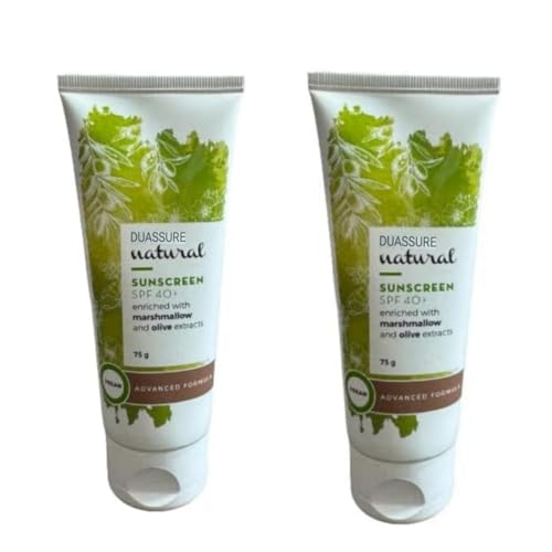 Natural Sunscreen Lotion with SPF 40 PA++ | Non-Sticky Sunscreen | No White Cast | Paraben Free | Suitable for All Skin Types pack of 2 1 41b06XWs2PL. SL500