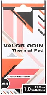 Thermal Pad 15 W/mK, 95x50x1mm, Non Conductive Heat Resistance, Valor Odin Silicone Thermal Pads for PC Laptop Heatsink/GPU/CPU/LED Cooler (1mm)