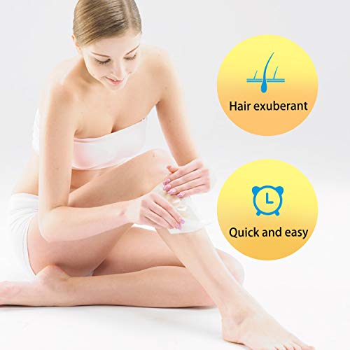 72 Strips Facial Wax Strips, Lady Wax Strips Hair Removal, Small Wax Strips For Facial Eyebrows, Upper Lip And Chin(4 Calming Oil Wipes) #TOP3