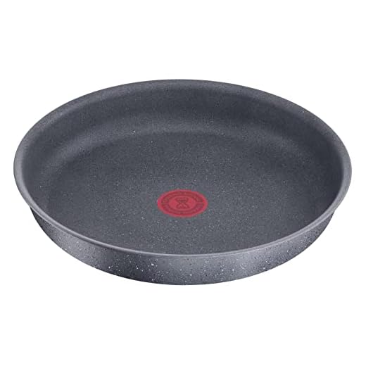 Lagostina Ingenio Mineralis Green Padella Ø 28 cm, Padella in Alluminio 100% Riciclato, per Gas, Forno e Induzione, con Indicatore di Cottura, Utilizzabile con Manico Removibile
