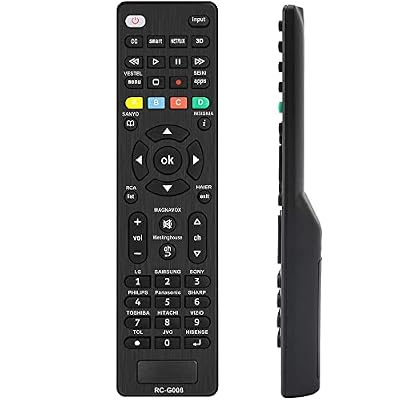 Amiroko Universal TV Remote for Samsung, RCA, JVC, Magnavox, TCL, Philips, Sony, Panasonic, Toshiba, Hitachi, Vizio, Hisense, Seiki, Sanyo, Haier, LG, Insignia, Westinghouse Smart TV Remote Control