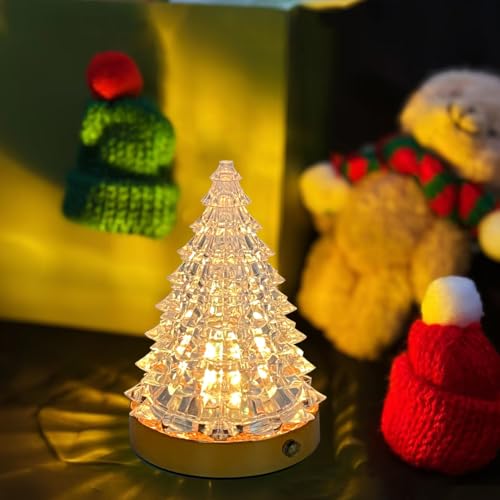 Christmas Table Centerpiece RGB Touch Lamp with Night Light