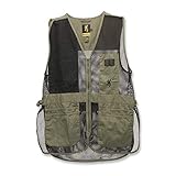 BROWNING Trapper Creek Mesh Shooting Vest, Color: Sage/Black, Size: M (3050265402)