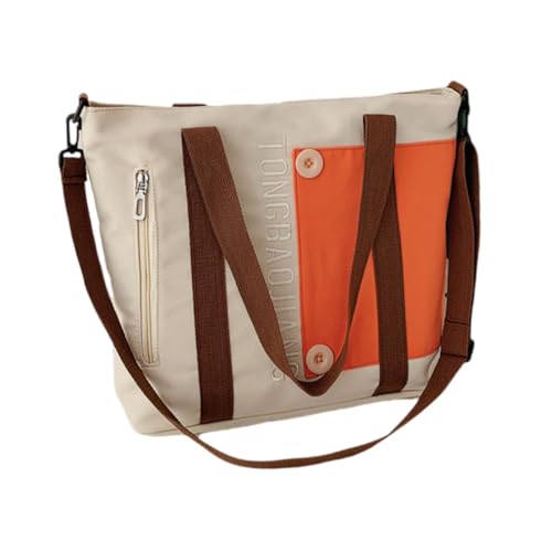 DEARMAMY Bolsa De Compras De Lona Resistente Diseño Simple Para Papelería y Artículos Pequeños
