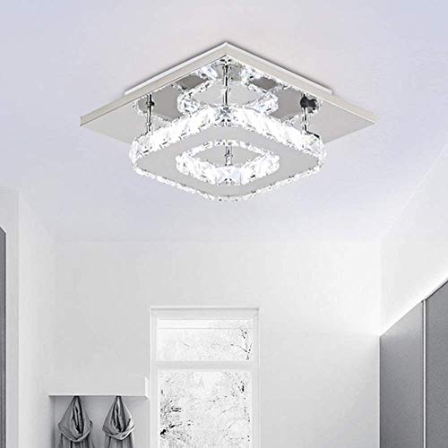 Plafonnier cristal LED à haute luminosité et économie d'énergie pour couloir