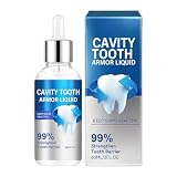 Cavity Tooth A Rmor Flüssigkeit, mit 99% Festigkeitsbarriere, 60 ml, tragbare Mundreiniger-Flüssigkeit, Atemerfrischende Den-Tal Pflegelösung, Zahnschmelz-stärkende Zahnpflege, für nach dem Essen und