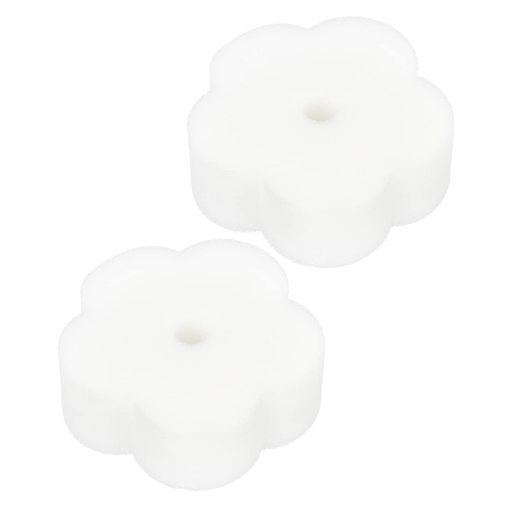 SUPVOX 2pcs Swimming Pool Oil-absorbing Sponge Oil-absorbing Sponges Tub Oil Sponge Floating Sponges Foam Foam Cleaner Oil Absorbing Sponge Pattern White Absorber