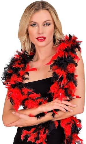 
W WIDMANN MILANO Boa di Piume 180 cm - Accessorio per Feste in Maschera e a Tema 