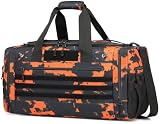 45L Gym Bag for Men & Women - Tactical Military Duffle Bag for Travel Weekender Gym Workout Deployment Large Sports Bag for Hockey Football Baseball Soccer Basketball & Team training