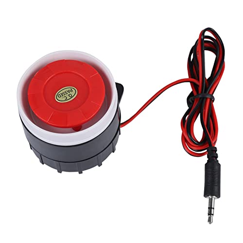 Piezo Electronic Buzzer,DC 12V 120dB Super Loud Sound Alarm System Warning Horn, Alarm System Warning Horn for Home Security