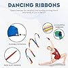SIRCLES 26 inch Twirling Marching Baton in Stainless Steel with Rubberized Ends Mini Shaft 3/8 with 2 Dancing Ribbons (26 Inch) #2
