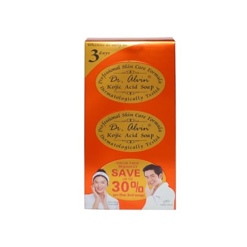 Alvin Kojic Soap 90g x 3 Bars