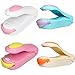 CHRISLZ 4 PCS Mini Sealing Machine Portable Snack Bag Heat Sealer Hand Press Sealing Machine for Plastic Bags Food Saver Storage