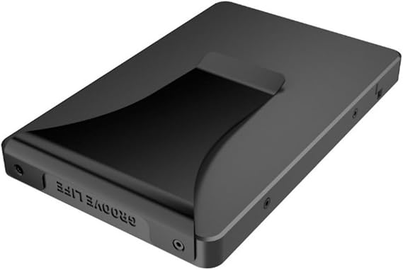 Groove Life Men's Money Clip Wallet Dark Grey One Size