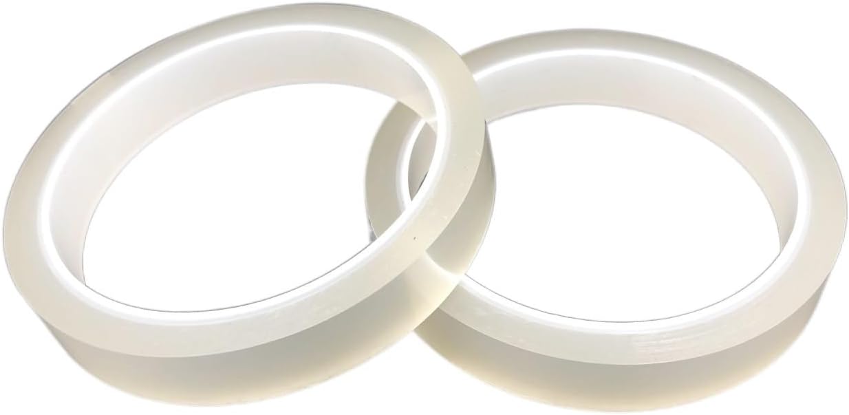 GUMMMY Clear Heat Tape for Heat Press Heat Transfer Tape Sublimation Heat Resistant Tape for Electronics Printing DIY Crafts (Color : 33M, Size : 50mm)