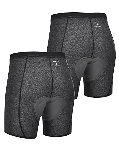 DEALYORK Padded Bike Shorts for Men Cycling Underwear Bicycle Biking Shorts 3D padding MTB Liner Cycle Riding Biker shorts x2 DEALYORK Padded Bike Shorts for Men Cycling Underwear Bicycle Biking Shorts 3D padding MTB Liner Cycle Riding Biker shorts x2