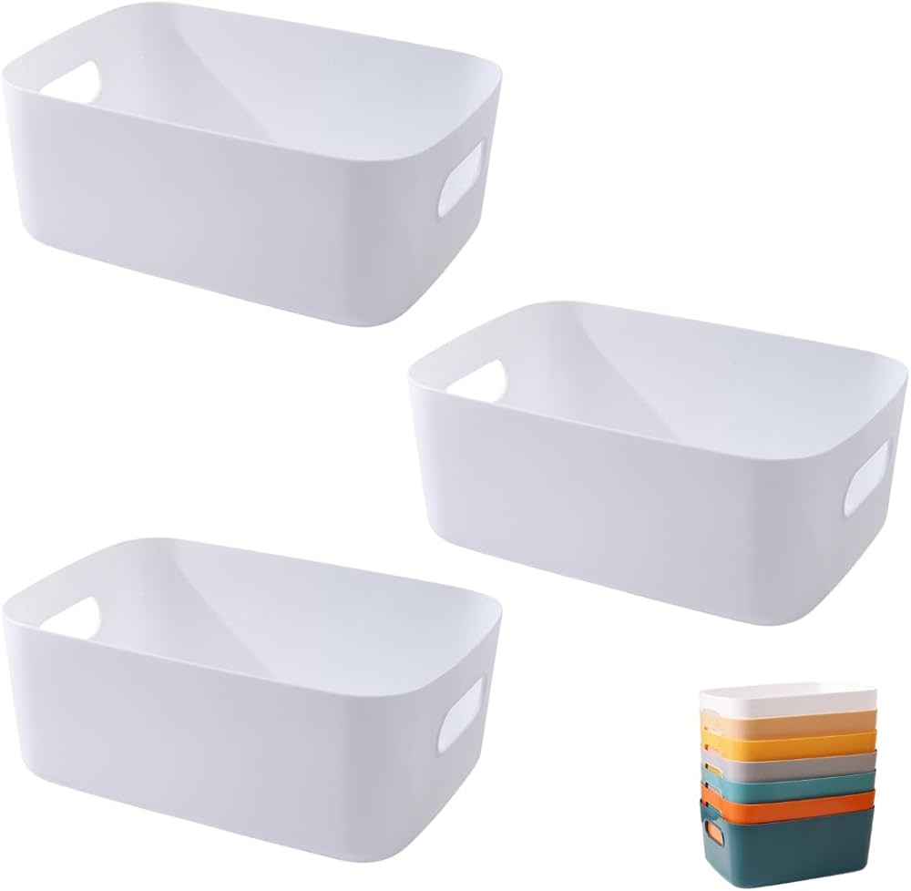 Amazon.co.jp: 【BEAU LLASSANA】中 白3個セット 収納ボックス Amazon.co.jp: 【BEAU LLASSANA】中 白3個セット 収納ボックス