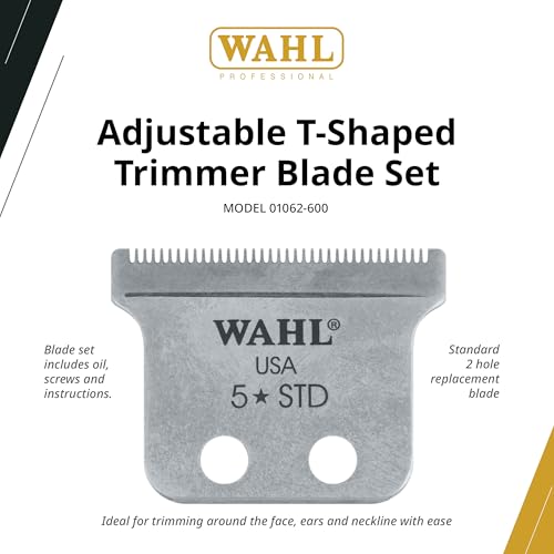 image for Wahl Professional T Shaped Trimmer Blade Adjustable Precision Replacem