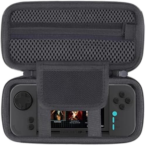 Aenllosi Hard Case for Blaze Evercade EXP-R Retro Gaming Handheld, Black