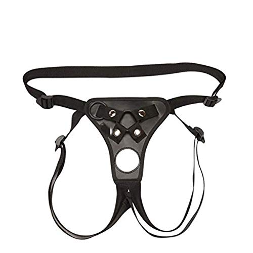 FUPOIT Wearable Strapless Strapon Harness for Women Pants for Adult Women Men Beginners (Black)