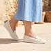 Imagen de GLAMORA Bailarinas Mujer Caladas Diseño Floral Zapatos Planos Plataforma Ligera Suela Flexible Antideslizante Plantilla Blanda Cómodas Transpirables Calzado Verano blanco-37