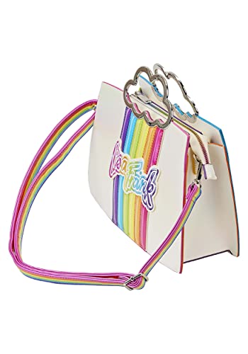Loungefly Lisa Frank Rainbow Cloud Handle Crossbody Purse4