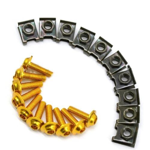 Boulons carénage 6mm pour réparer la carrosserie Ducati 848