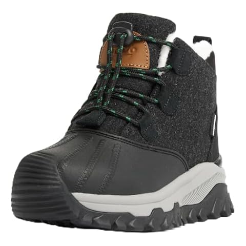 UOVO Kids Winter Boots, Size 3.5, Black Cover