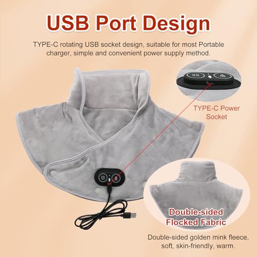 Épaulière électrique thermique et coussin chauffant pour le cou basse consommation