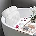 Clamak Badewannenkissen – Badekissen mit 4D Air-Mesh-Technologie − Badewannen Kissen mit 7 Saugnäpfen – Stützendes Nackenkissen Badewanne