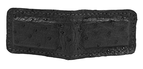 Genuine Ostrich Leather Magnetic Money Cash Clip Handmade2
