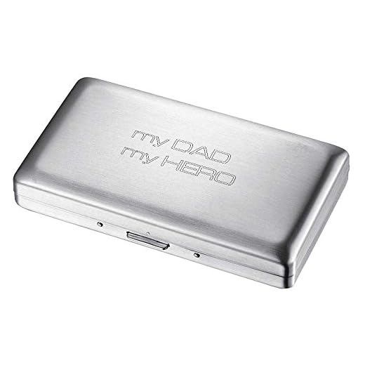 Personalized Double Sided 120's Size Cigarette Case with Free Engraving