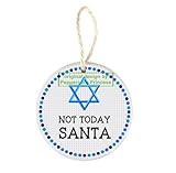 Funny Hanukkah Chanukah Ornament Gift Menorah Original Handmade Design